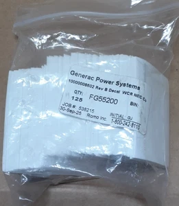 Generac Decal Wcr Nec Compliance 10000008602 - Lot of 125 - Picture 1 of 2