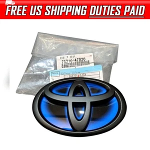 Logotipo delantero parrilla emblema insignia negro mate para Toyota Prius Hybrid 2009 - Imagen 1 de 4