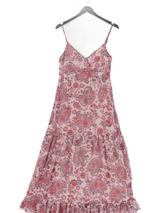 La Redoute Women's Maxi Dress UK 10 Pink Polyester with Cotton Maxi - Picture 1 of 5