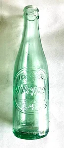 Raleigh NC DrPepper Bottle with Logo Monogrammed Bottom for Soda Pop Collection - Picture 1 of 3