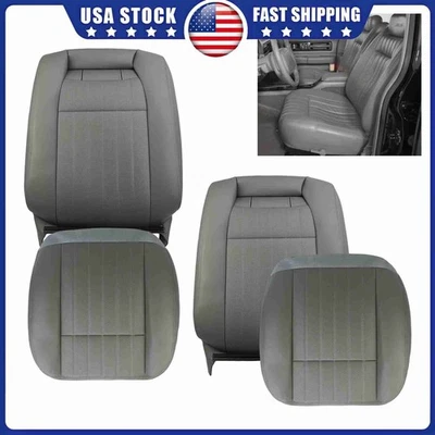 Capa de assento de carro dianteira esquerda direita substituição para Chevrolet Impala SS 1994-1996 - Imagem 1 de 4