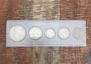 1963-D Birth Year Set, 5 coin set with 90% Silver Half Dollar, Quarter, & Dime. - Picture 1 of 2