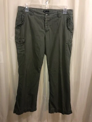 БРЮКИ-КАРГО STEVE & BARRYS женские размер 12 оливковые - Изображение 1 из 4