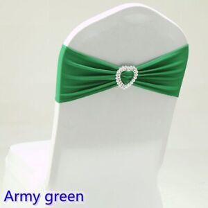 Chair Decoration Sash Spandex Bow Stretch Band For Birthday Party Dinner Design