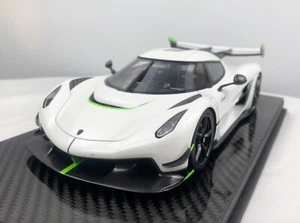 1/18 FrontiArt Koenigsegg Jesko 7362 in Crystak White Carbon Base F130-29 - Picture 1 of 10