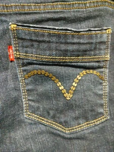 Levi's ***SIZE 8*** 512 Perfectly Slimming Denim Bermuda Shorts Jeans *CC21 - Imagen 1 de 6