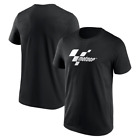 MotoGP Men's Fanatics T-Shirt Black Essentials Logo Top - New
