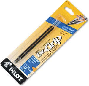 PILOT Dr. Grip Ballpoint Ink Refills for Retractable Pens, Medium Point, Blue In - Picture 1 of 12