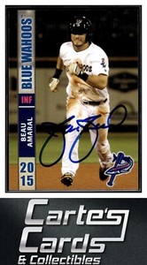 Beau Amaral 2015 Grandstand Pensacola Blue Wahoos #2  TTM/IP Signed Autographed