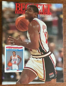 Beckett Basketball Monthly Magazine #26 Sept. 1992 Magic Johnson Excellent - Bild 1 von 4