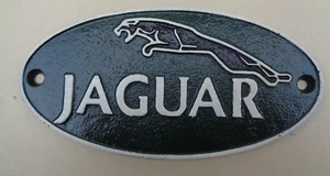 Jaguar schweres Gusseisen Schild - XF S-Type XJC XK8 XJR XJS Mk2 E-Type XJ kein Emaille - Bild 1 von 3