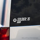 SOLDIER: 76 MAIN Vinyl Decal Car Window Laptop Sticker - Overwatch eSports Meme