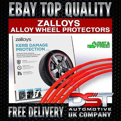 ZALLOYS PROFESSIONAL ALLOY WHEEL PROTECTORS SET OF 4 - ROSSO RED - Fit 18  Rims • 75.38€