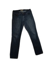 Banana Republic Women Petite 4 P Dark Blue Denim Skinny Fit Low Rise 