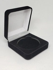 1.75 inch - Black velvet gift / presentation box  challenge coin 44.45 mm - Picture 1 of 4