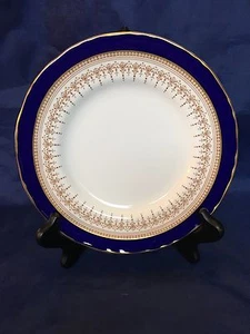 Royal Worcester REGENCY BLUE 8" Salad Plate(s): MINT - Picture 1 of 3