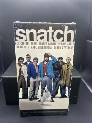 NEW Snatch VHS Video Tape Pitt Del Toro Ritchie Movie Factory Sealed Brit Cult - Image 1 of 4