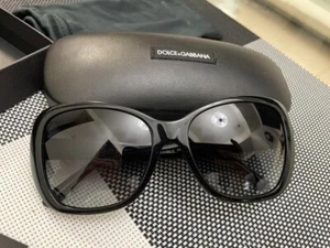 Gafas de sol Dolce & Gabbana DG4184-A 501 8G negras para mujer nuevas sin usar - Imagen 1 de 8
