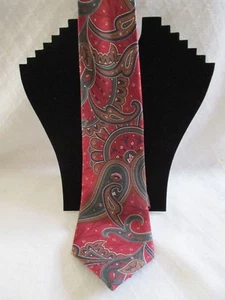 100% Italian Silk Roger Stevens  paisley  necktie - Picture 1 of 4