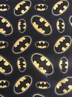 Batman Logos Cotton Fabric 3 And 3/4 Yards(app)