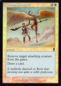 MTG - Odyssey - Second Thoughts - Foil - NM+ - Picture 1 of 1