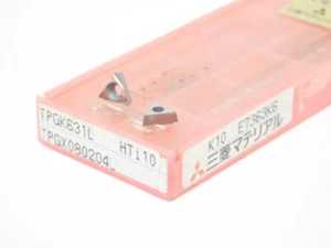 NEW SURPLUS 10PCS. MITSUBISHI TPGK 631L GRADE: HTi10 CARBIDE INSERTS - Picture 1 of 1