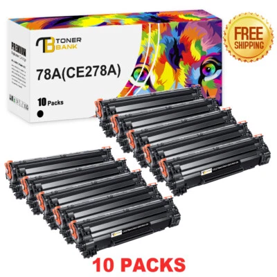 CE278A For HP 78A Black Toner Cartridge Laserjet M1536dnf P1606dn 1536dnf Lot - Image 1 of 4