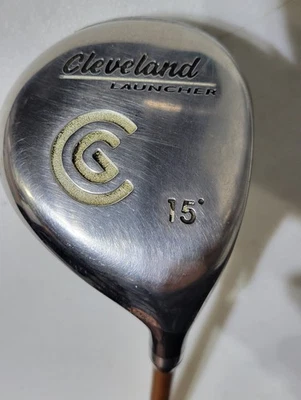 Used RH Mens Cleveland Launcher 15* 3 Wood Titanium  Senior  Graphite 43" - Image 1 of 4