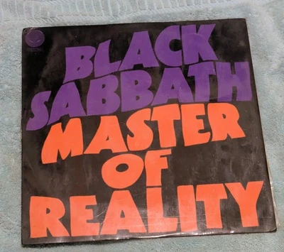 RareBLACK SABBATH MASTER OF REALITY  ORIGINAL 1st PRESS  DIFF COVER LP Brazil  - Image 1 of 4