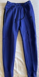 Nike Sportswear Tech Fleece Joggers Pants Blue HV0959-539 Men’s Sz: Medium - Picture 1 of 7
