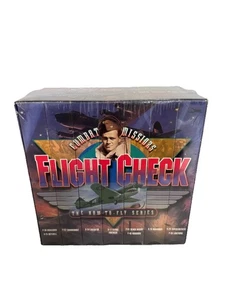 Combat Missions Flight Check VHS The How To Fly Series New Sealed Vintage Set - Picture 1 of 3