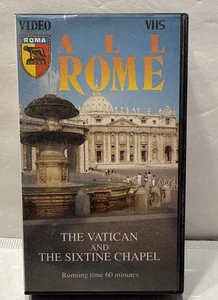 All Rome - The Vatican & The Sixtine Chapel - VHS Video 60 Minutes - Picture 1 of 3
