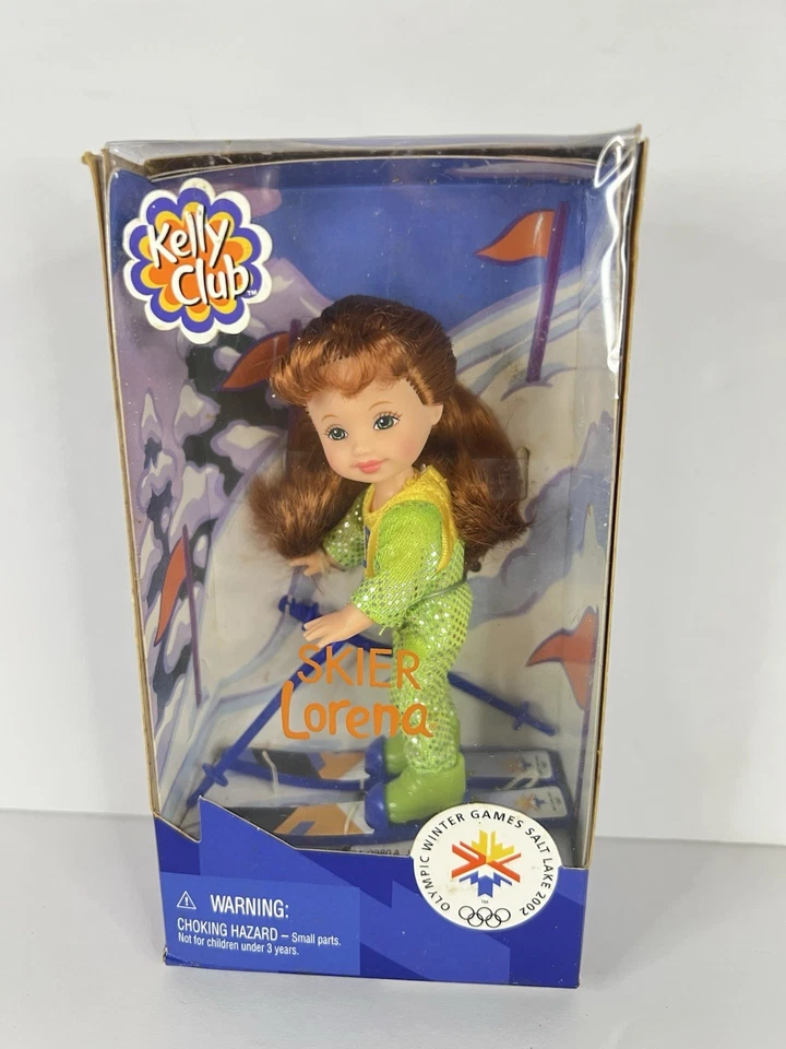 Mattel Barbie Kelly Club Lorena Skier Doll 2002 Olympic Winter Games 2001