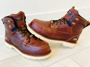 Ariat Rebar Lift 6" Composite Toe Waterproof Brown Work Boots Men's sz 11 EE - Picture 1 of 9