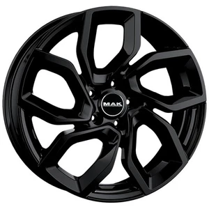 LLANTAS MAK APOLLO PARA PEUGEOT BIPPER N1 7X17 4X098 GLOSS BLACK WHC - Imagen 1 de 4