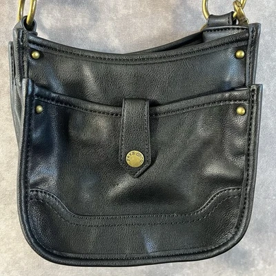 Mini Bolso Bandolera Frye & Co Negro Madison North South Mini Cuero $298 Foto 1 de 4