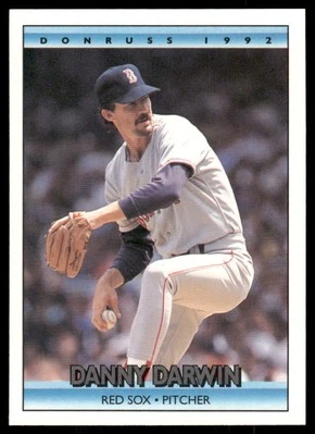 1992 Donruss #87 Danny Darwin Boston Red Sox Baseball Card - Image 1 of 2