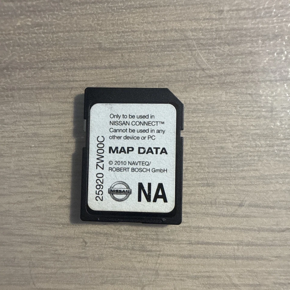 Tarjeta de navegación SD 25920-ZW00C Map Data 25920-ZW00C original OEM  Foto 1 de 1