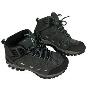 Ascend Traverse-W Wanderschuhe Damen 7 Obermaterial Leder sehr guter Zustand mintgrün grau - Bild 1 von 12
