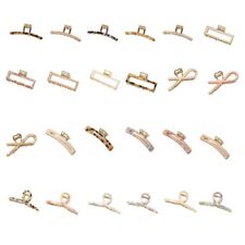 Casual Hair Claw Clips Acetate Hair Barrette Ponytail Holder Metal Hair Jaw Clip