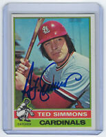 TED SIMMONS 2021 Topps Now Hall of Fame Autograph Auto 89/ 99 