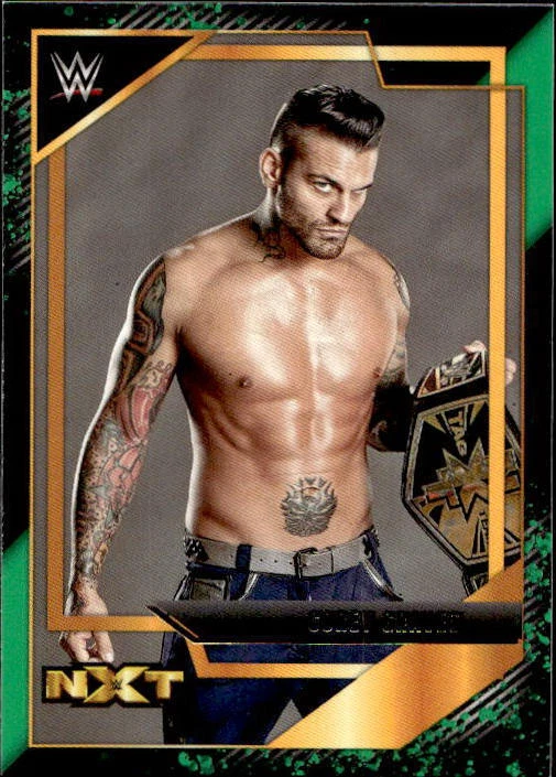 Corey Graves 2022 Panini NXT 2.0 WWE - NXT Gold Green #24 - - Image 1 of 2