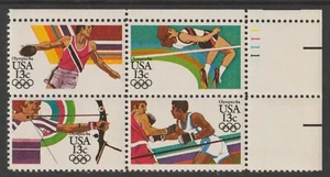 US 2048-2051 2051a Olympic Games Summer 1984 13c block 4 MNH 1983 - Picture 1 of 1