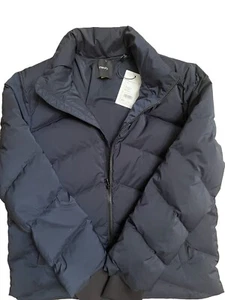 Theory Stand Puffer Deep Navy M0705417 Size Large MSRP $425 - Picture 1 of 9