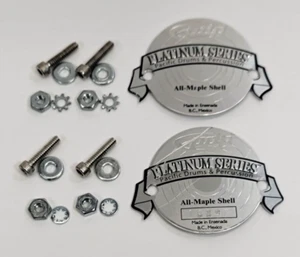 PDP Platinum Series Snare Drum Badge with Mounting Screws (2pcs) - Picture 1 of 4