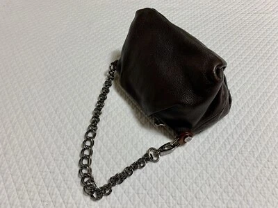 Просто Vera Vera Wang маленький коричневый кожаный Hobo сумочки группы сумка цепочка ремень - Изображение 1 из 4