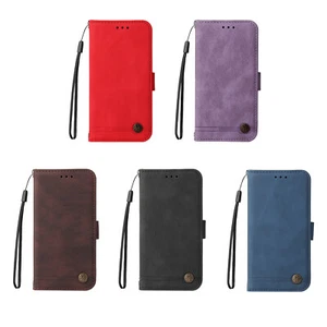 For iPhone 12 11 13 15 14 Skin Feel PU Leather Flip Wallet Case Phone Case Cover - Picture 1 of 15