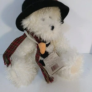 Boyds Bears Jack B Frostbeary Snowman Carrot Nose 10 in H Posable - Picture 1 of 8