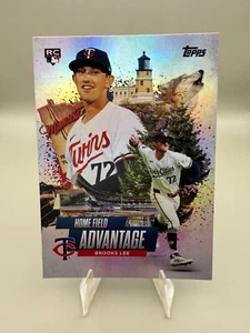 2025 Topps Series 1 Brooks Lee Home Field Advantage Twins Rookie - Picture 1 of 1