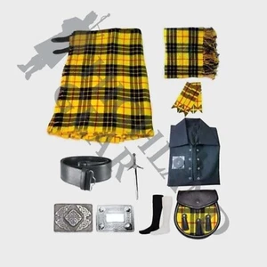 Macleod of Lewis Tartan Dress With Jacobite Shirt Set - Picture 1 of 4